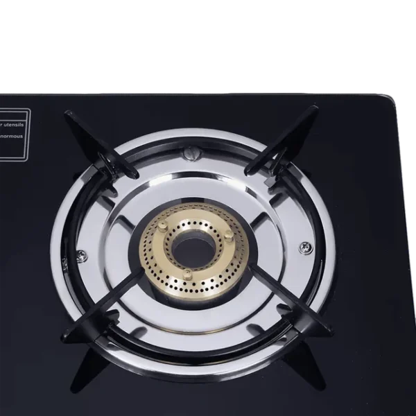 2 Burner Manual Gas Stove Croma Classic Toughened Glass Top  (ISI Certified, Black) - Image 11