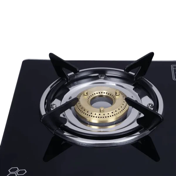 2 Burner Manual Gas Stove Croma Classic Toughened Glass Top  (ISI Certified, Black) - Image 8