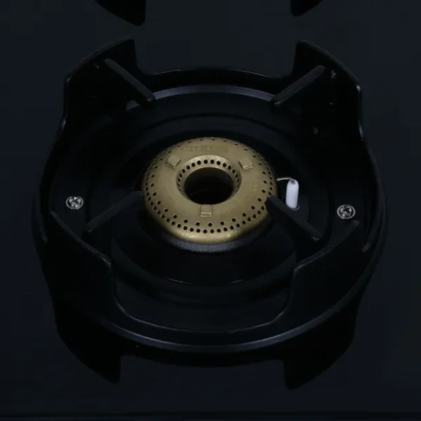 Gas Stove 4 Burner Automatic Croma Toughened Glass Top (Flame proof pan support, Black) - Image 10
