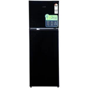 REFRIGERATOR DOUBLE DOOR Croma 303 Litres 3 Star Frost Free-Convertible-with Inverter Technology ( Black Uniglass)