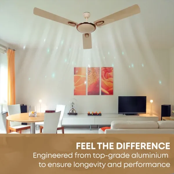 Ceiling Fan Croma Semi Deco 1200mm 3 Blade Energy Efficient-AF2006 (Reliable Operation, Mid Buff) - Image 11