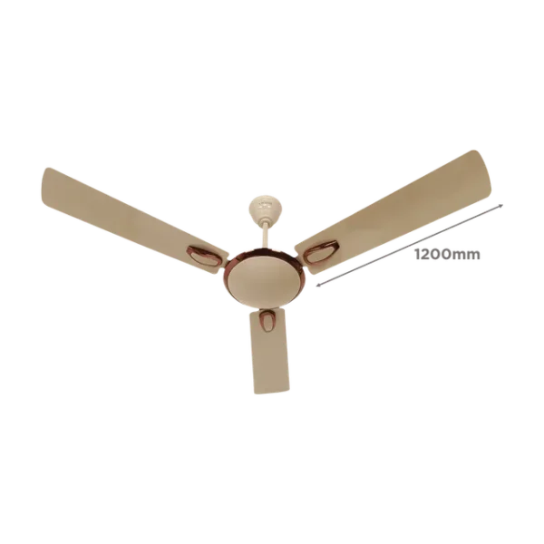 Ceiling Fan Croma Semi Deco 1200mm 3 Blade Energy Efficient-AF2006 (Reliable Operation, Mid Buff) - Image 2