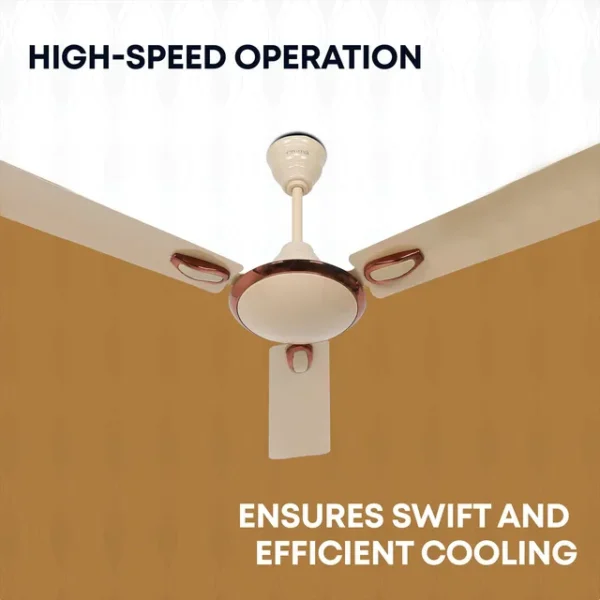 Ceiling Fan Croma Semi Deco 1200mm 3 Blade Energy Efficient-AF2006 (Reliable Operation, Mid Buff) - Image 7