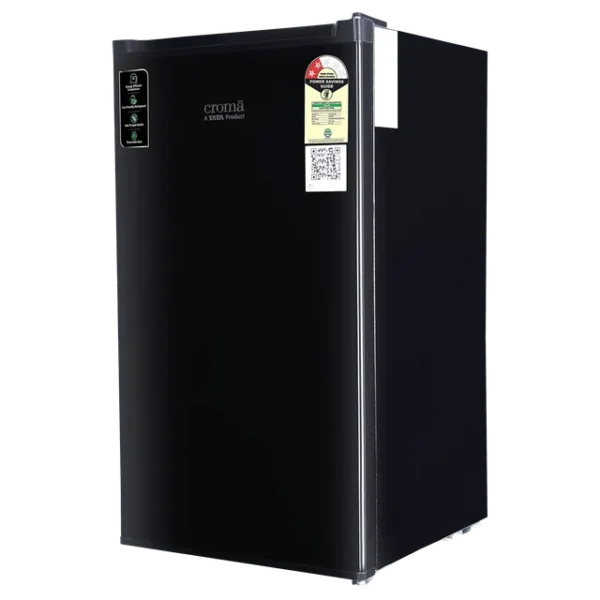 Single Door Refrigerator Croma 84 Litres 2 Star Direct Cool with Reversible Door ( Black) - Image 16