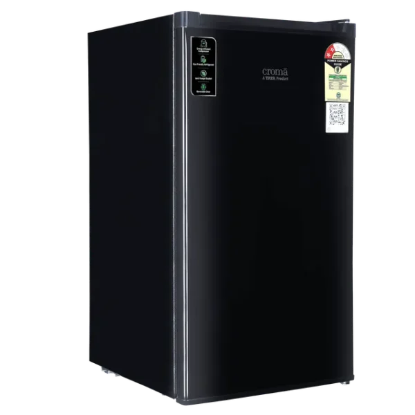 Single Door Refrigerator Croma 84 Litres 2 Star Direct Cool with Reversible Door ( Black) - Image 12
