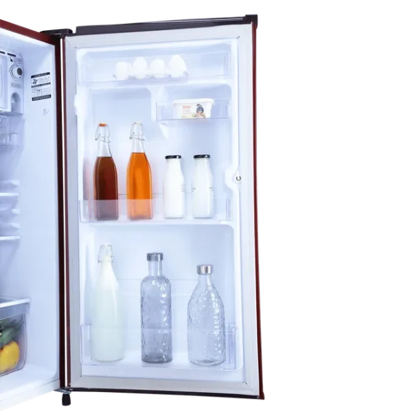 Single Door Refrigerator Croma 183 Litres 2 Star Direct Cool with Anti-Fungal Door Gasket ( Rosalind Wine) - Image 8