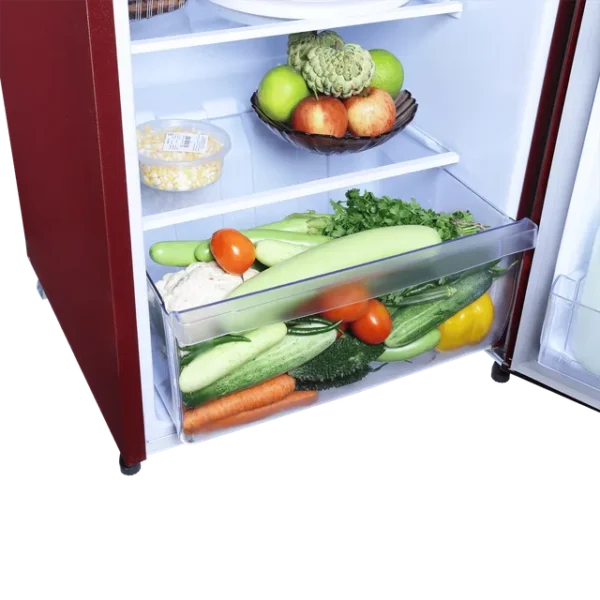 Single Door Refrigerator Croma 183 Litres 2 Star Direct Cool with Anti-Fungal Door Gasket ( Rosalind Wine) - Image 7