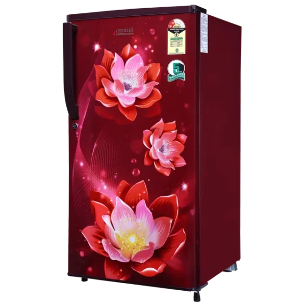 Single Door Refrigerator Croma 183 Litres 2 Star Direct Cool with Anti-Fungal Door Gasket ( Rosalind Wine) - Image 16