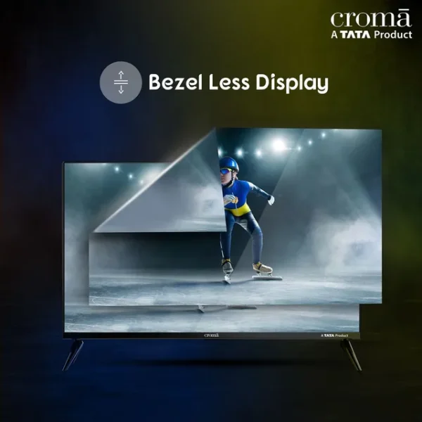 Smart Linux TV Croma 109 cm (43 inch) Full HD LED  with Bezel Less Display - Image 4