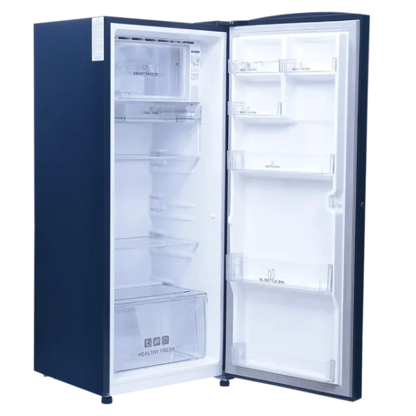 Single Door Refrigerator Croma 206 Litres 4 Star Direct Cool with Inverter Compressor ( Blue) - Image 13