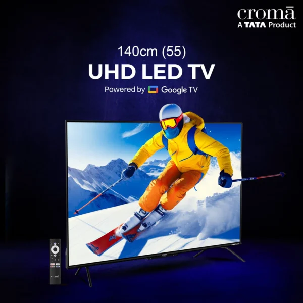 Google TV LED 4K Ultra HD Croma 140 cm (55 inch)  with Dolby Audio (2025 model) - Image 7