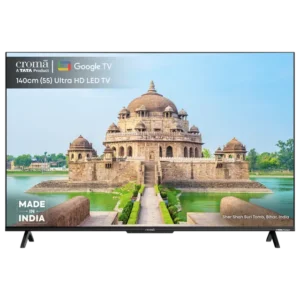 Google TV LED 4K Ultra HD Croma 140 cm (55 inch)  with Dolby Audio (2025 model)