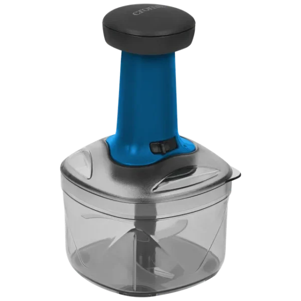 Push Chopper 600 ml Croma Manual  (Blue and Black) - Image 3