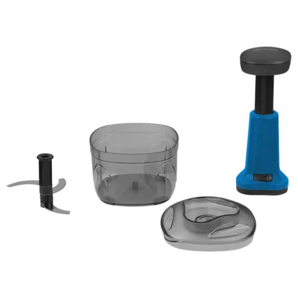 Push Chopper 600 ml Croma Manual  (Blue and Black) - Image 5
