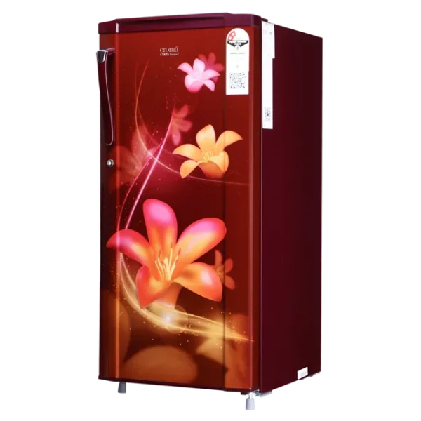 Single Door Refrigerator Croma 185 Litres 2 Star Direct Cool  with Anti Fungal Gasket (2025 Model, CRLR185DCC008914, Red Erica) - Image 6
