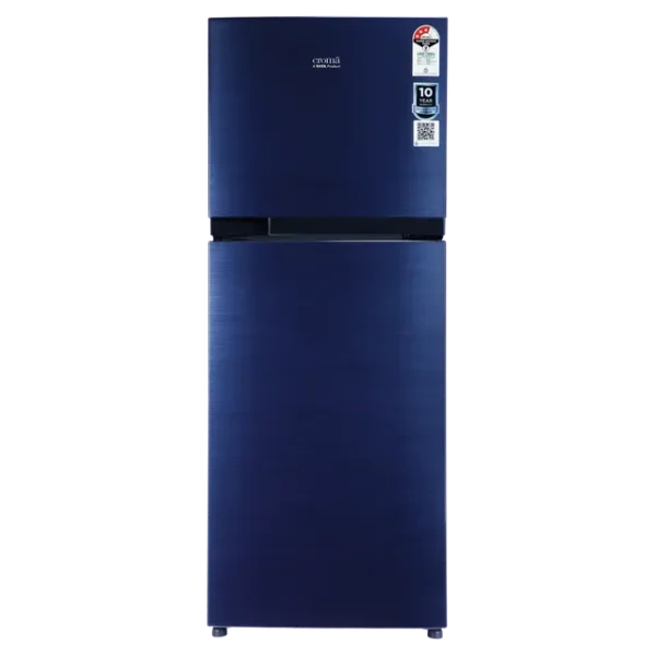 Refrigerator Croma Double Door 241 Litres 3 Star Frost Free  with Inverter Technology (2025 Model, Blue)