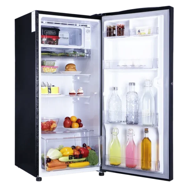 Single Door Refrigerator Croma 187 Litres 5 Star Direct Cool with Inverter Technology (2025 Model, CRLR187DIF302707, Floral Blue) - Image 6
