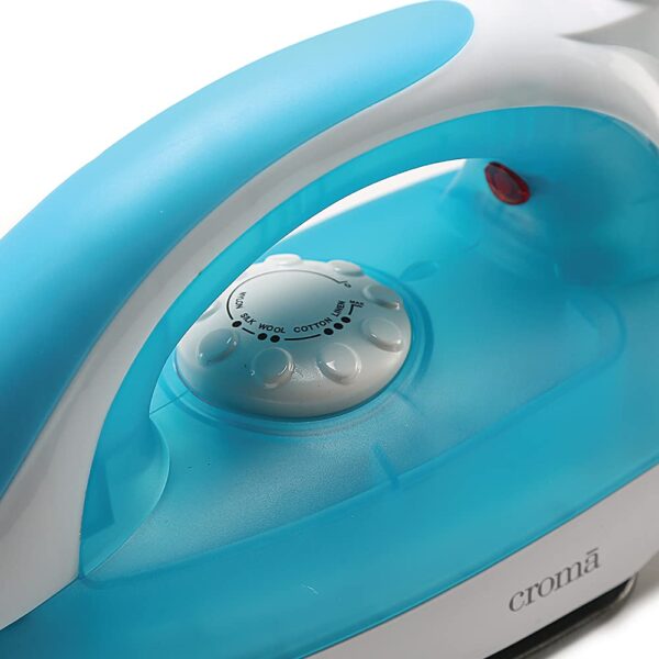Dry Iron Croma 1000 Watt (CRAK2081, Blue) - Image 2