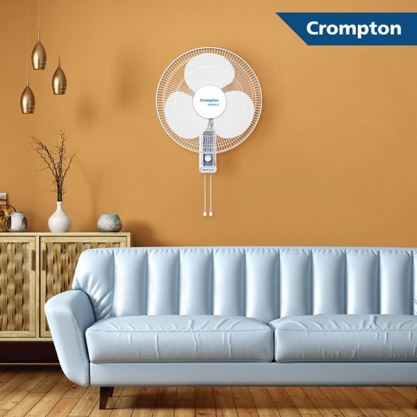 wall mount fan Crompton High Flo Waveplus -KD white - Image 3