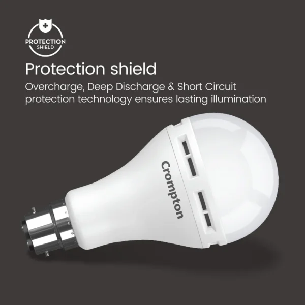 Crompton-9W B22 Backup Led Bulb - Image 4