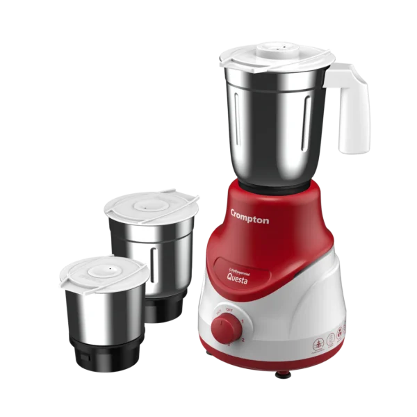 Mixer Grinder, Crompton Questa 500W, 3 Stainless Steel Jars